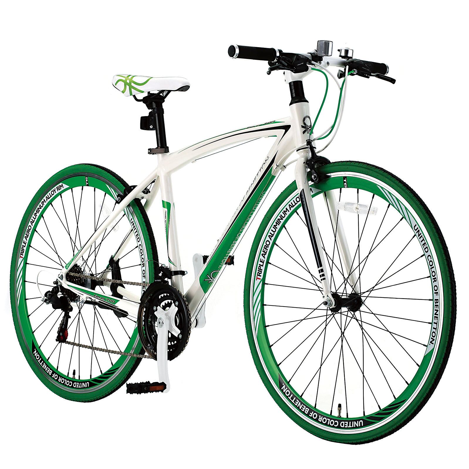 ALLEGRESSE[アレグレス]27吋 クロスバイク アルミ/7speed/ホワイト