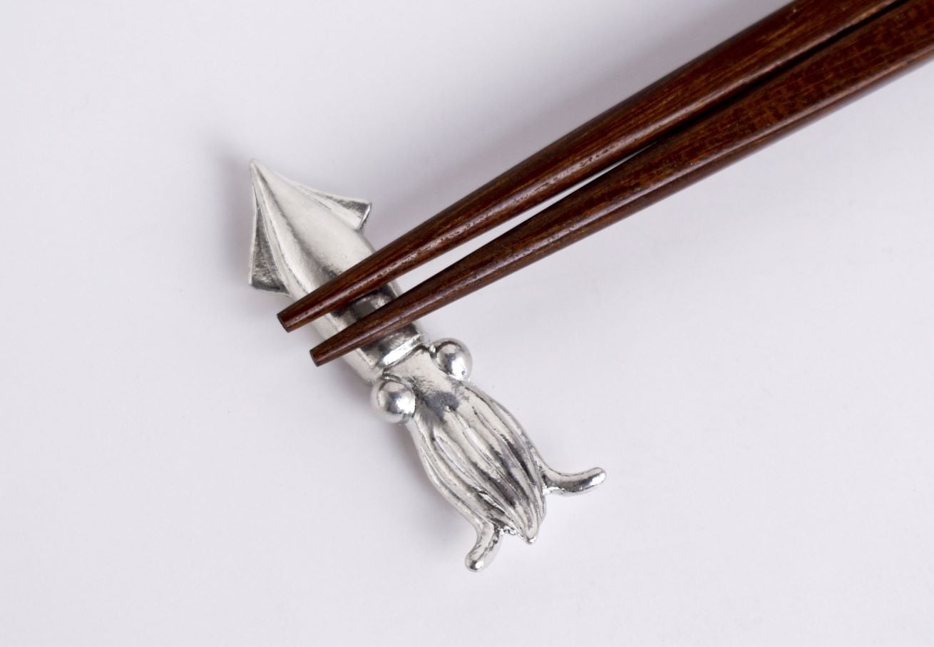 富山湾海鮮箸置き 錫製 | 株式会社竹中銅器