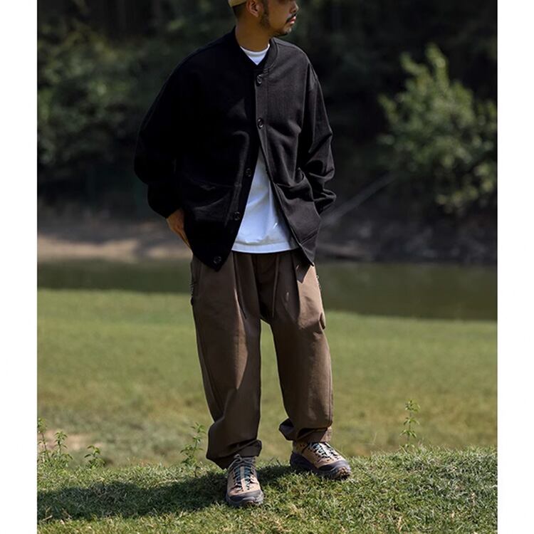 ★LOOSE TIGHT WAIST DRAWSTRING CASUAL PANTS　　　A0734