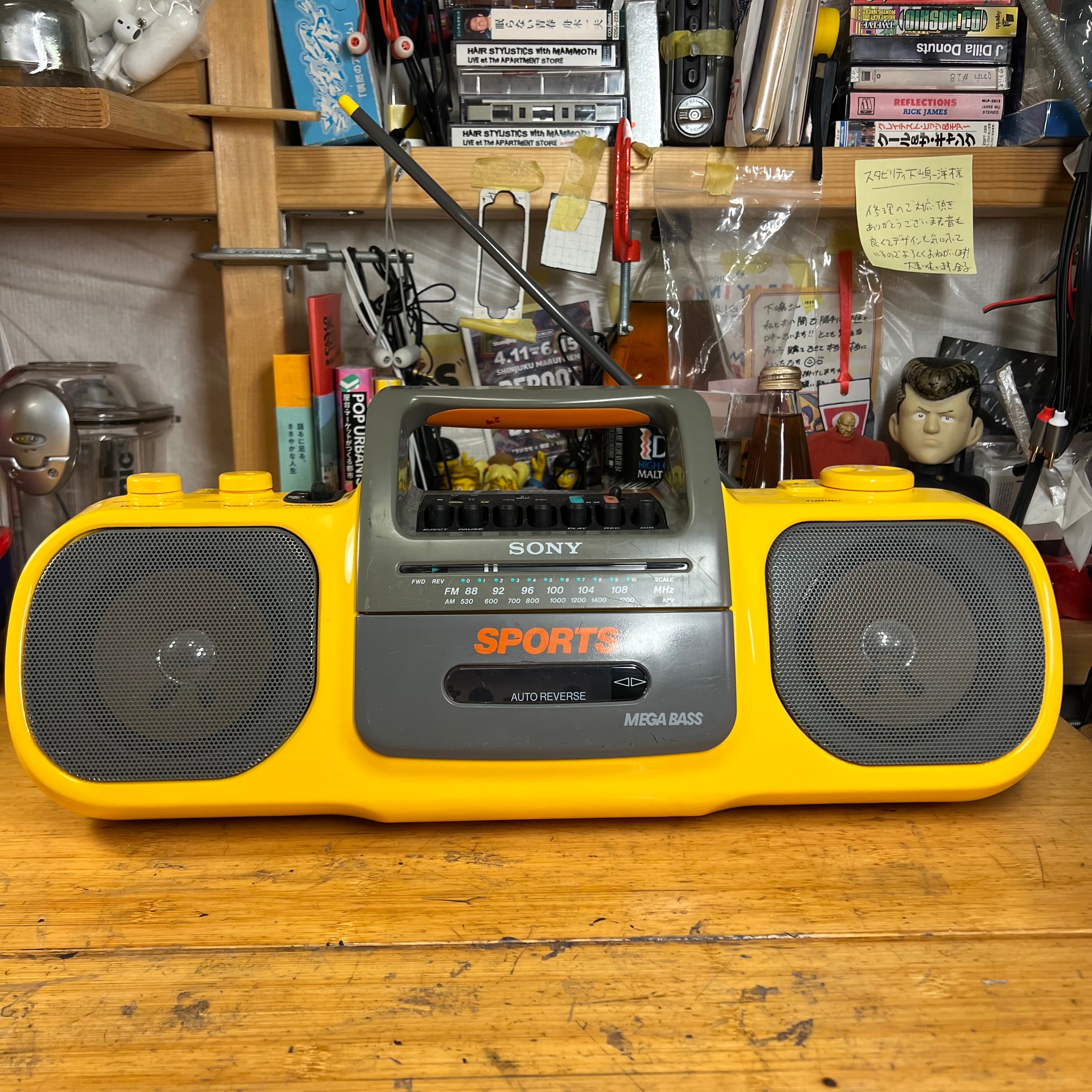 メンテ済完動品]パナソニックショックウェーブ カセットプレーヤー RQ