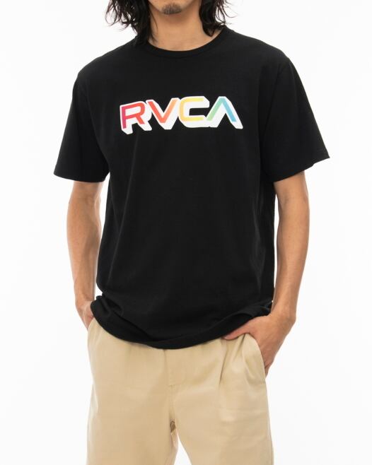 RVCA (ルーカ) BIG GRADIANT Tシャツ 半袖 BLK (ブラック) BC041272