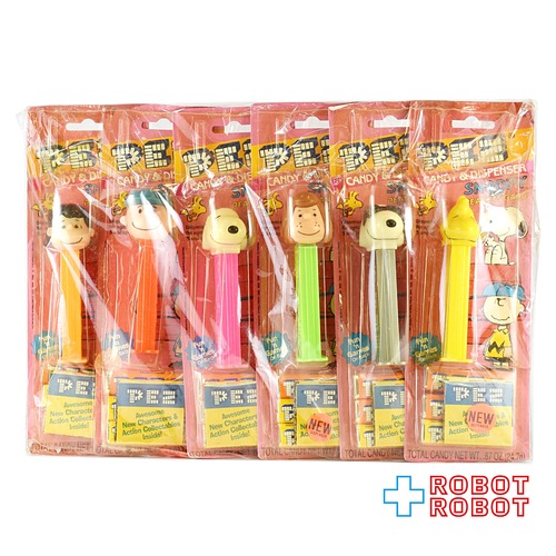 PEZ ピーナッツ スヌーピー 6本セット 未開封