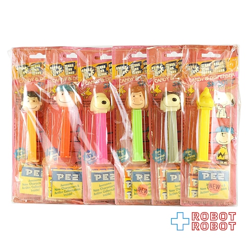 PEZ ピーナッツ スヌーピー 6本セット 未開封