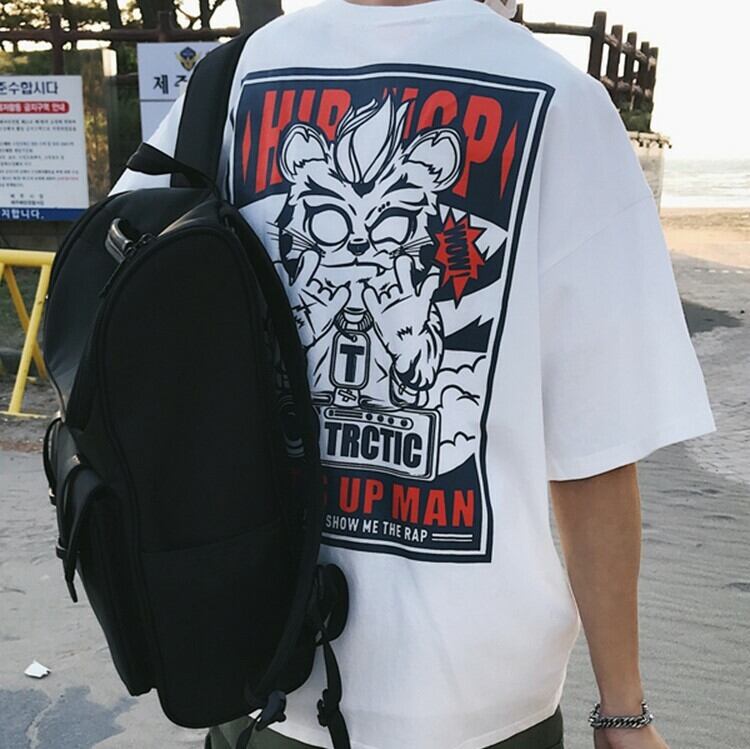 全2色 Tシャツ カットソー プリント カジュアル シンプル