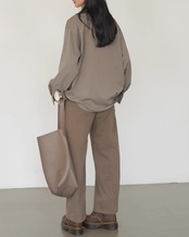 Oversize simple Shirt　T20291
