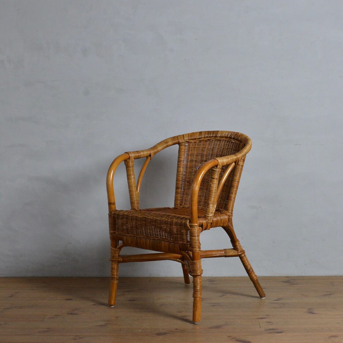 Rattan Chair / ラタン チェア 【B】〈椅子・籐張り・店舗什器〉112200 