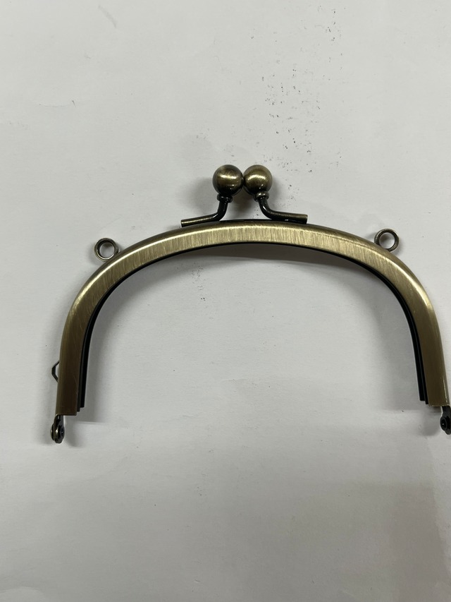 ４寸丸合口(約横12.3㎝×高さ約5.8㎝)　８㎜丸玉　８㎜天両カン　（ニッケル）