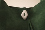 HORN-green suede-
