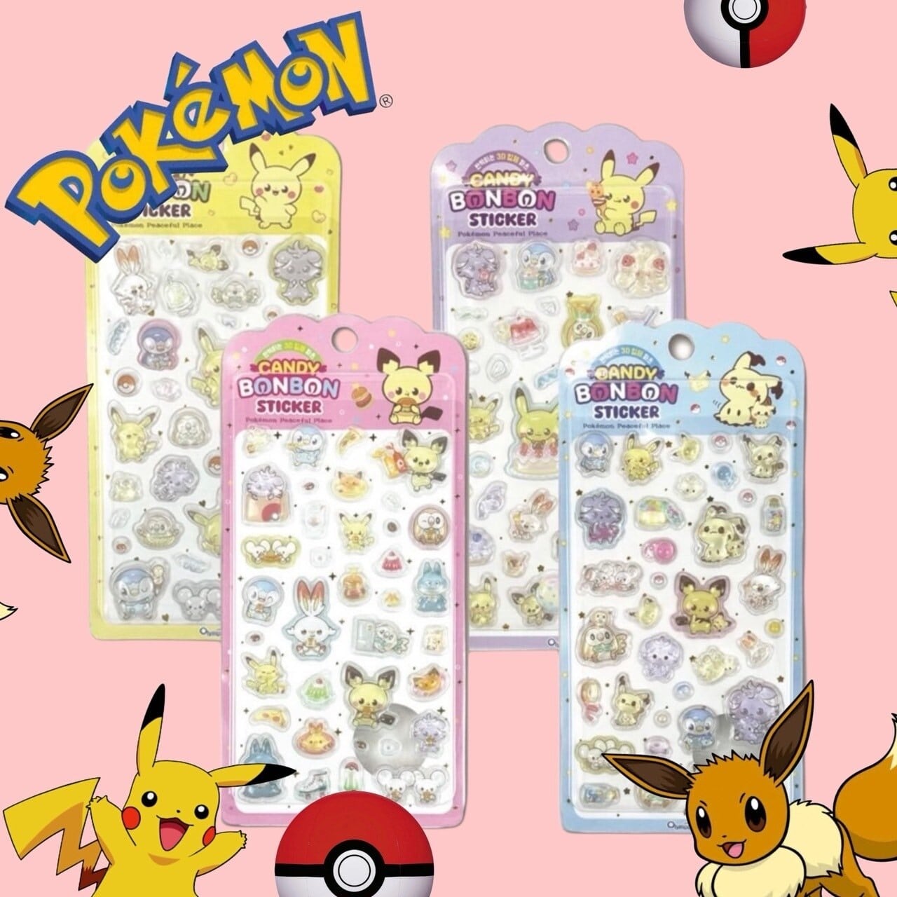 韓国限定】ポケモン ポケピース CANDY BONBON | シールステーション