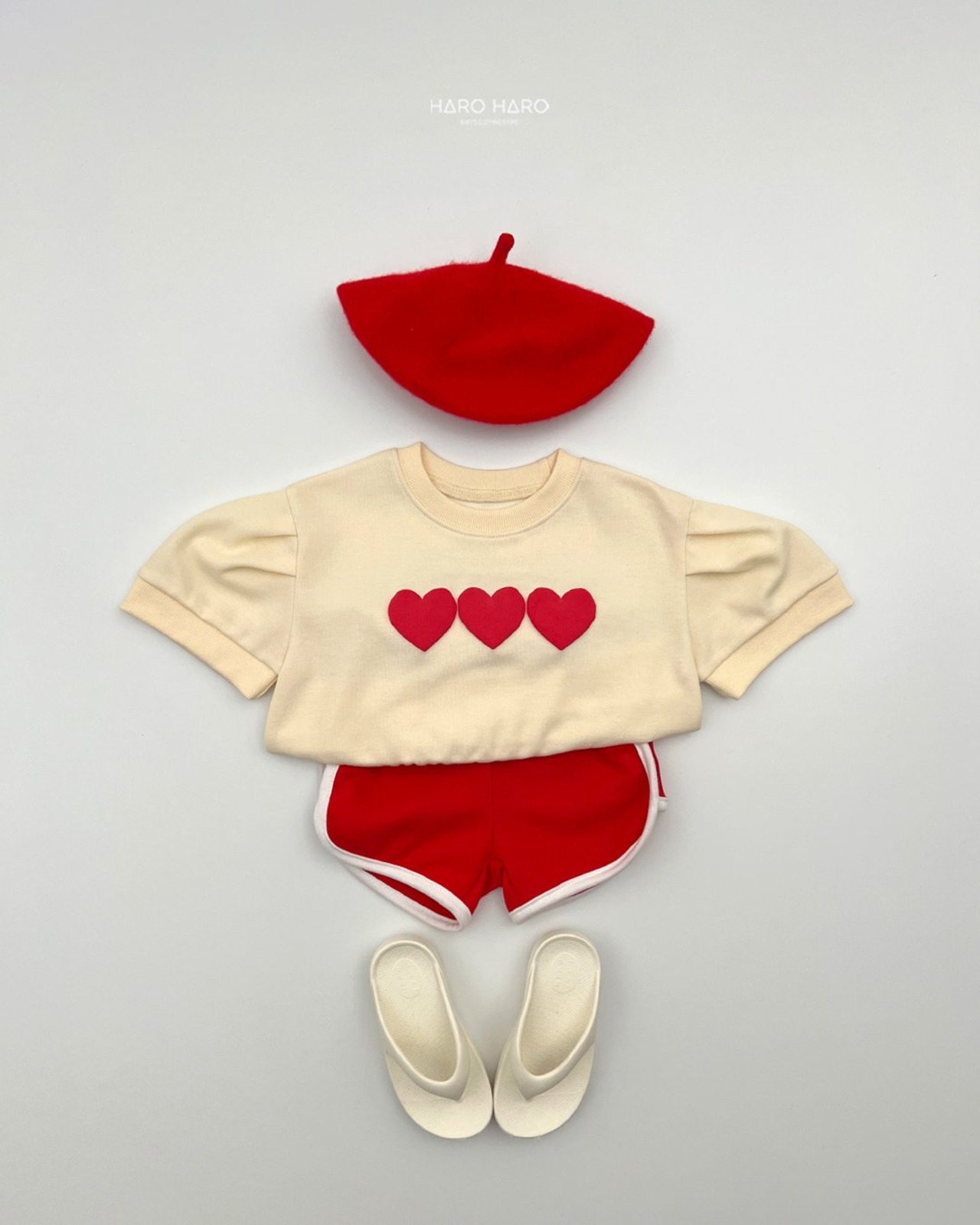 [HARO HARO] Hattu Puff Sweatshirt / [하로하로] 하뚜퍼프맨투맨