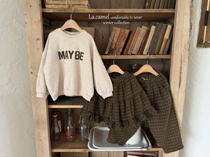 【la camel】Maybeチェックパンツ 90〜130cm  2241119