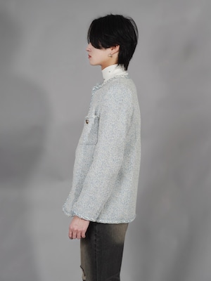 【ALUDE SELECT】twisted rope elegant jacket