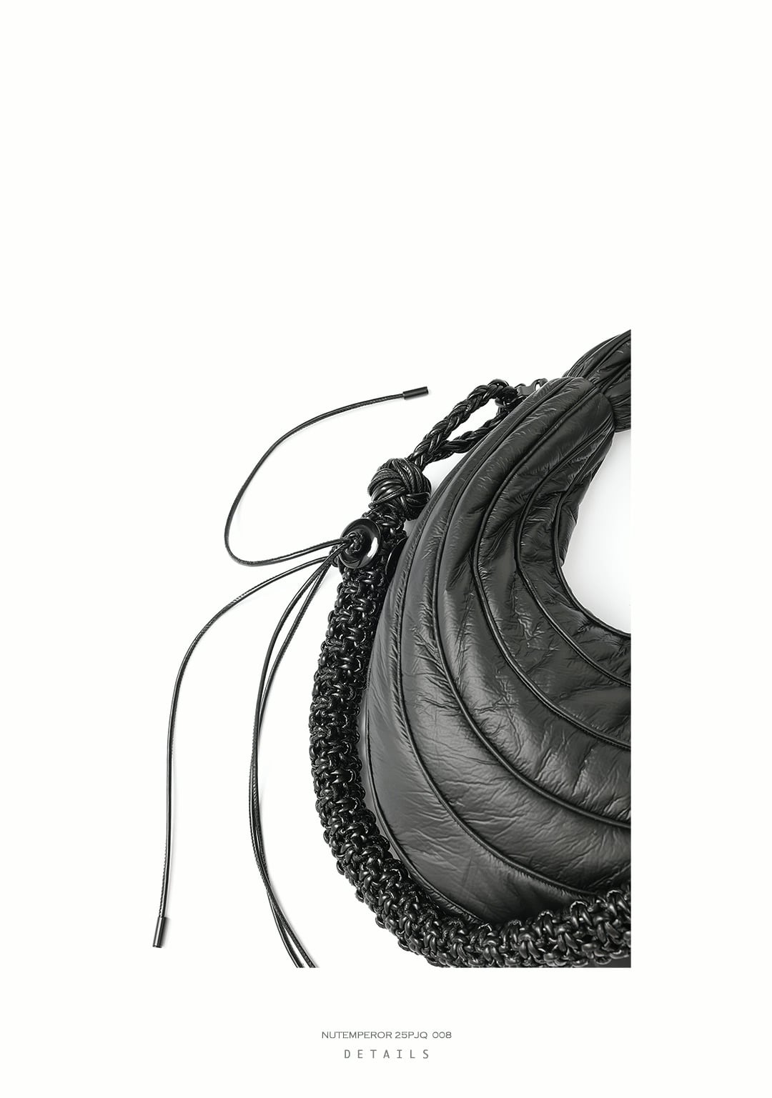 NUTEMPEROR 日本未入荷 Quip Project 008 hand-woven black bag
