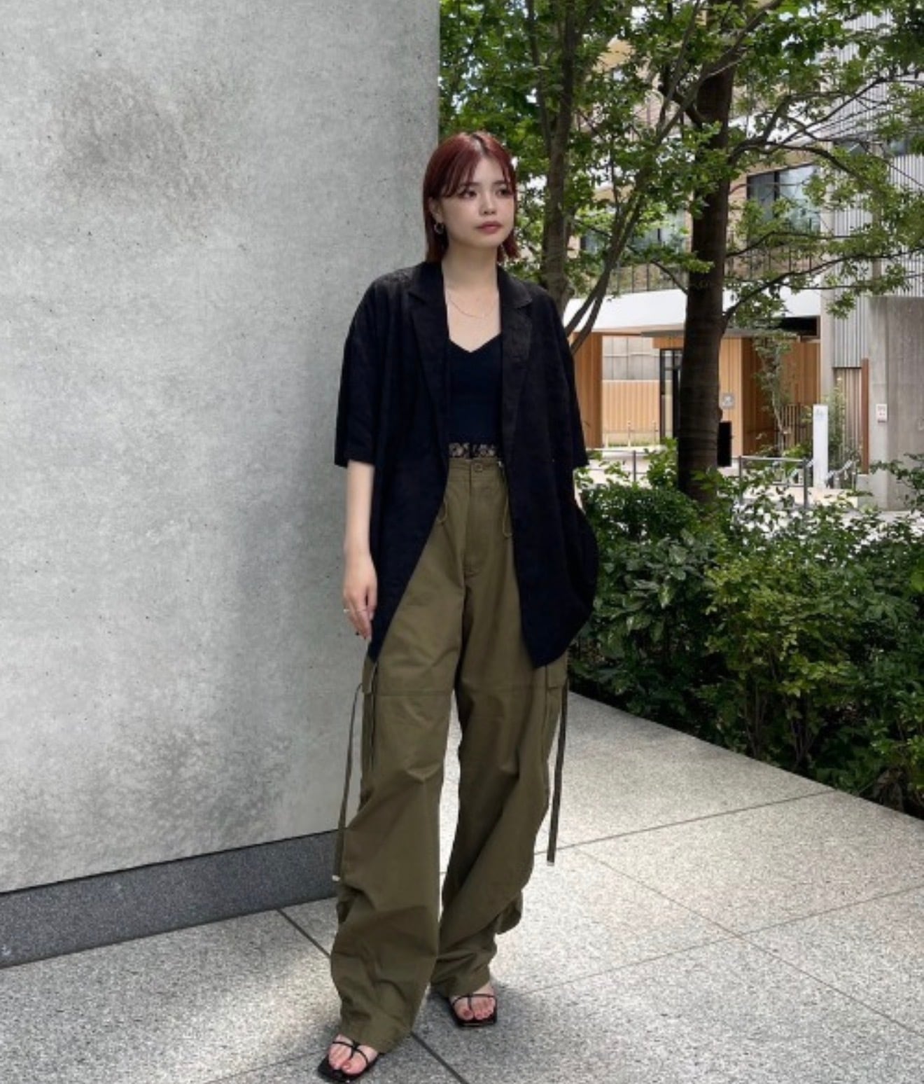 AMERI】MILITARY SLIT LACE CARGO PANTS （0125208710220） | PAY ID