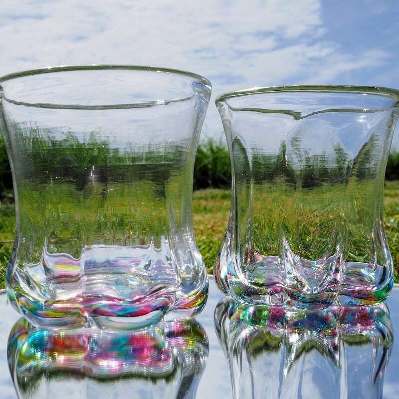 A様オーダー品 グラスセット【琉球ガラス工房 雫】 | 沖縄の工芸品