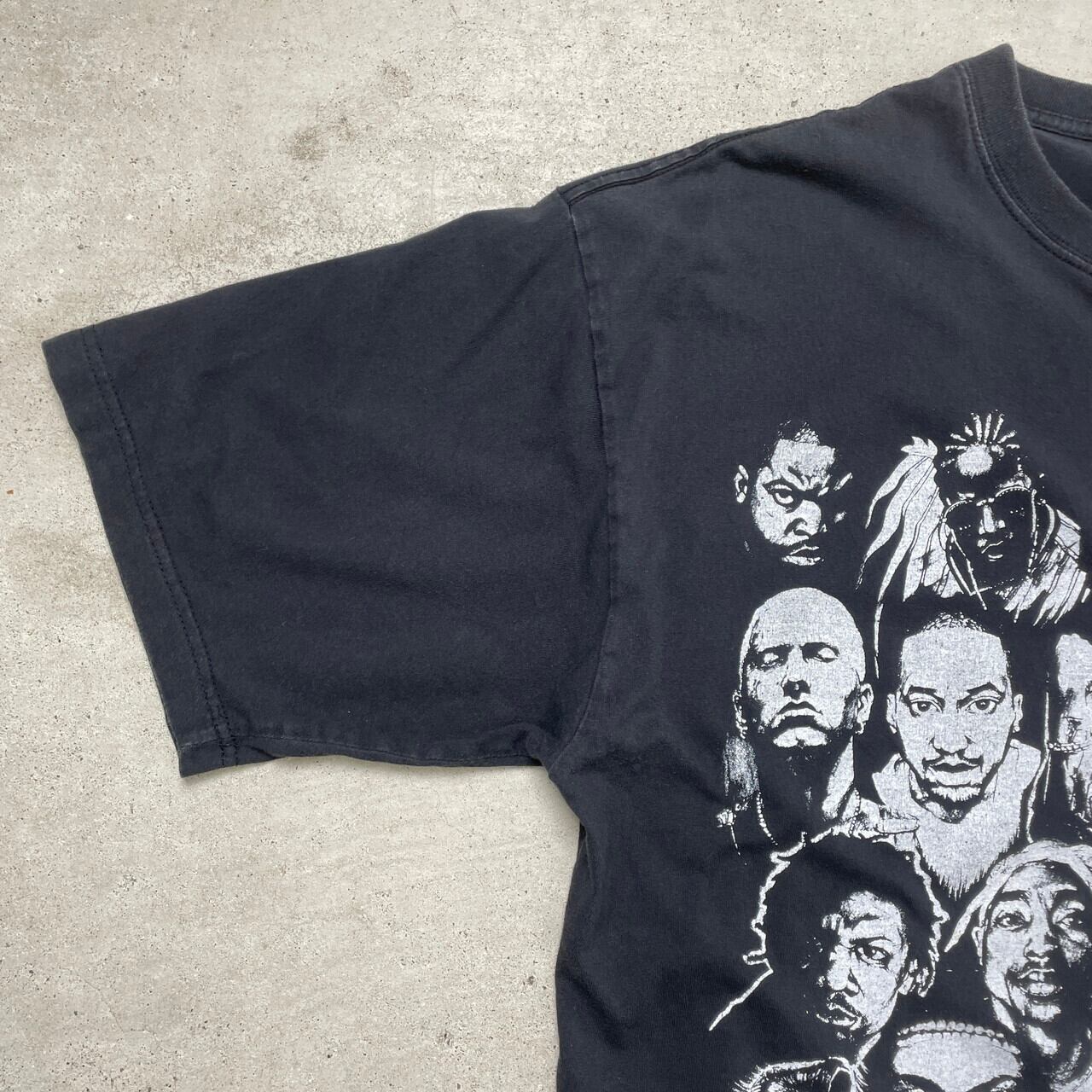 90年代〜 iCEDOUT PANTAL ADVISORY ヒップホップ ラップT アーティスト 
