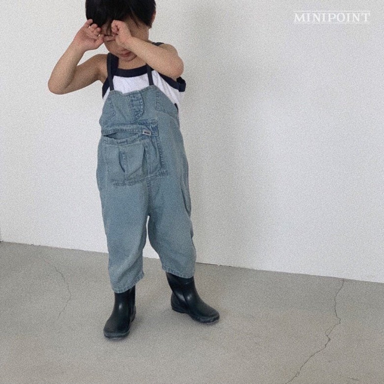 【minipoint】ビスケットオーバーオール 80〜120cm - 16