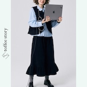 【2color】木漏れ日に揺れるコーデュロイセットアップ 《P0269》