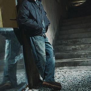 ヴィンテージパッチ フェードデニムパンツ N3539