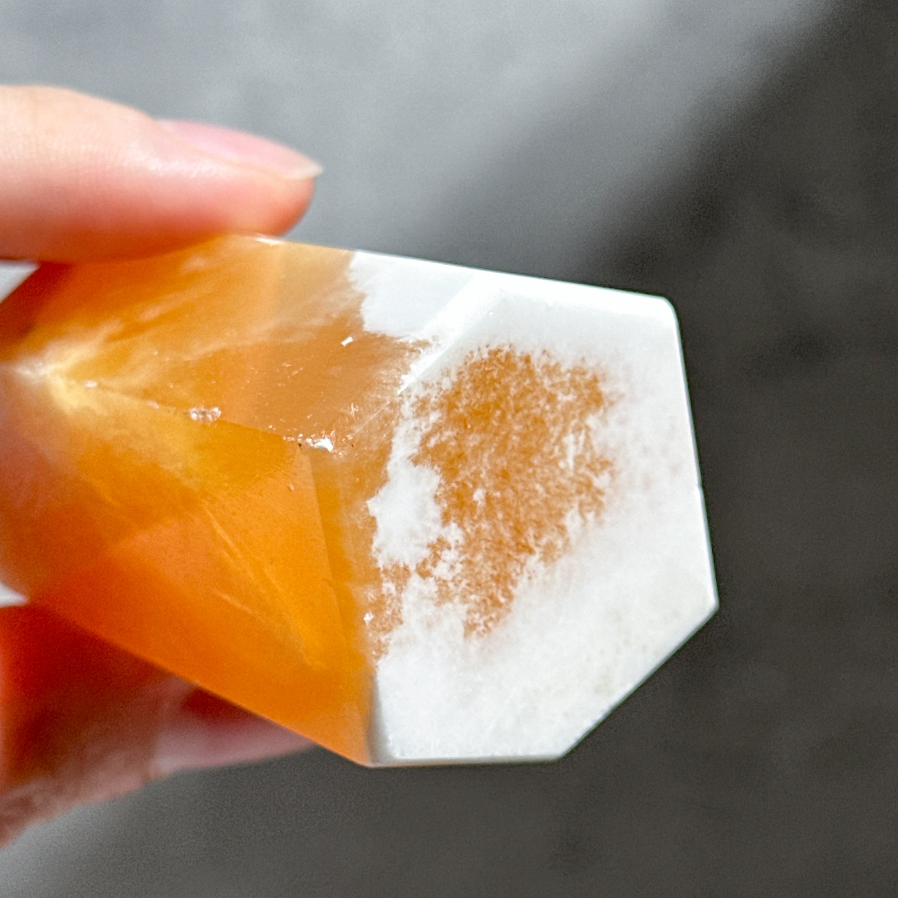 オレンジカルサイト タワー型51◇ Orange Calcite ◇天然石・鉱物