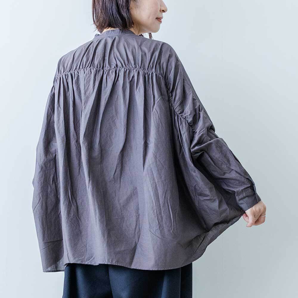 mizuiro ind バックギャザーワイドシャツ | LASQ store | ラスクストア