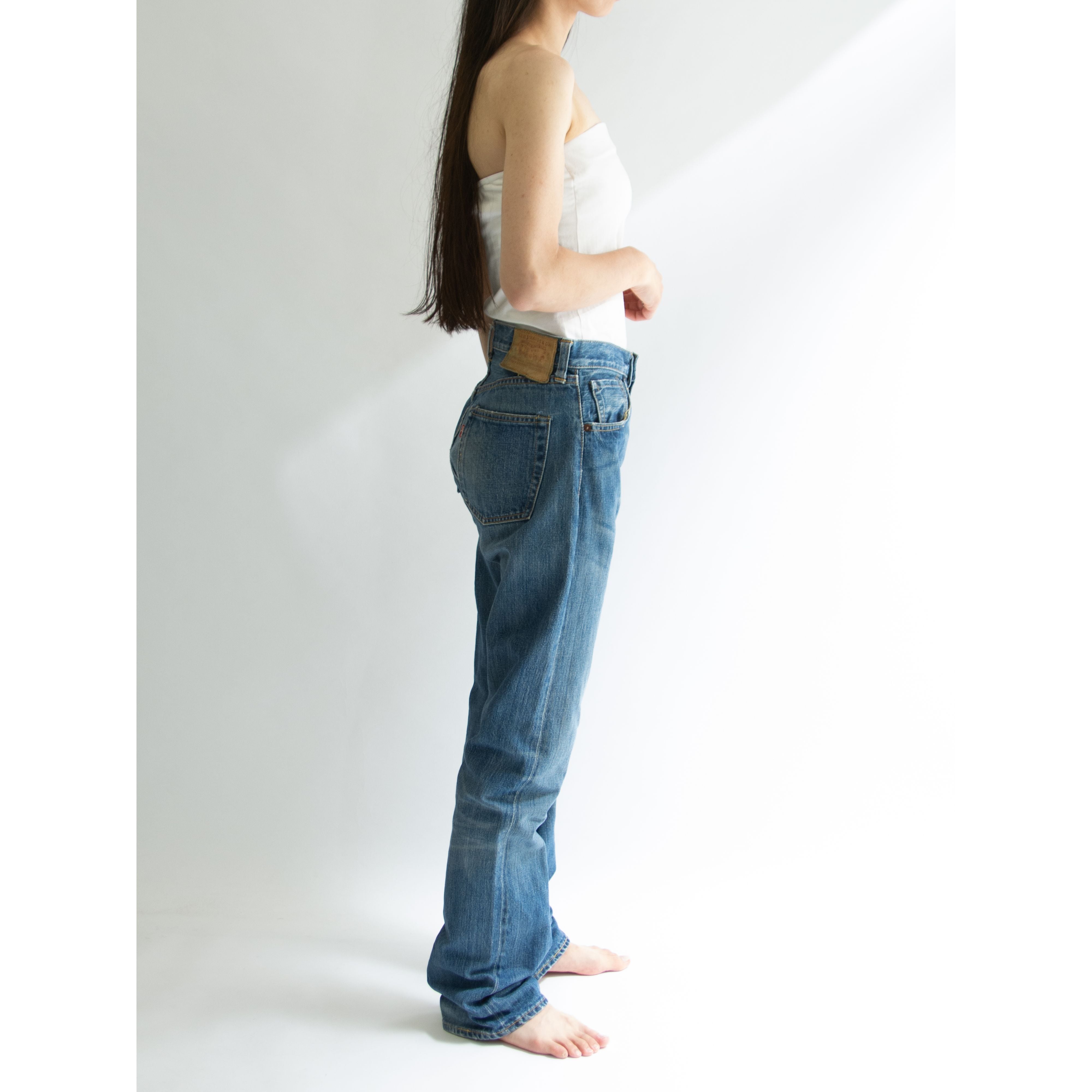 levis 701 ブラックストライプデニムvintage usa製