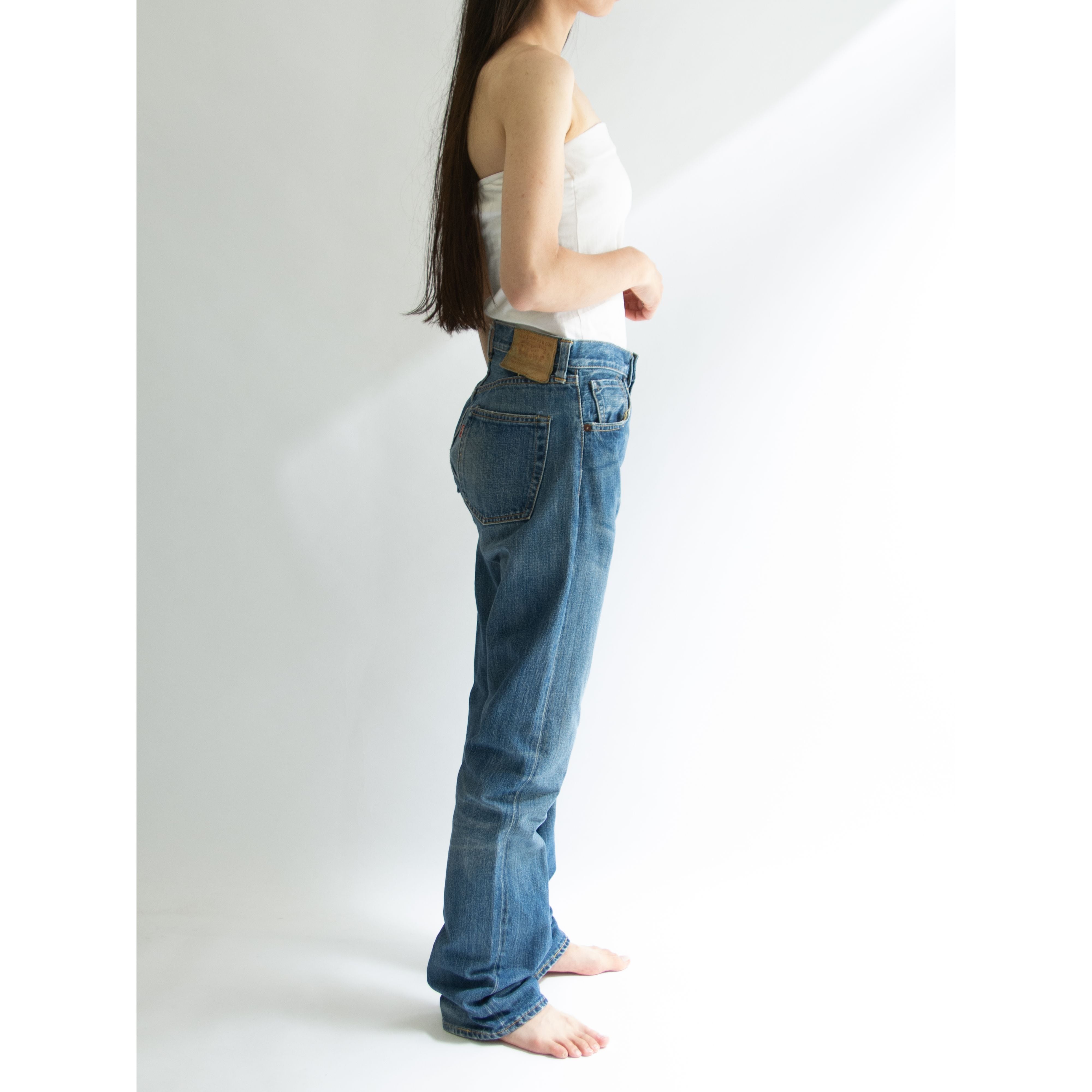 【LEVI'S VINTAGE CLOTHING S501XX】Made in U.S.A. 44's Straight Denim Pants W28 L36（リーバイスヴィンテージクロージング LVC 44年モデル バレンシア工場製 ストレートデニムパンツ ジーンズ）