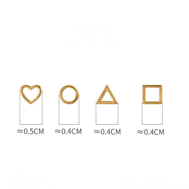 ミニマムフレーム スタッドピアス【eg176】