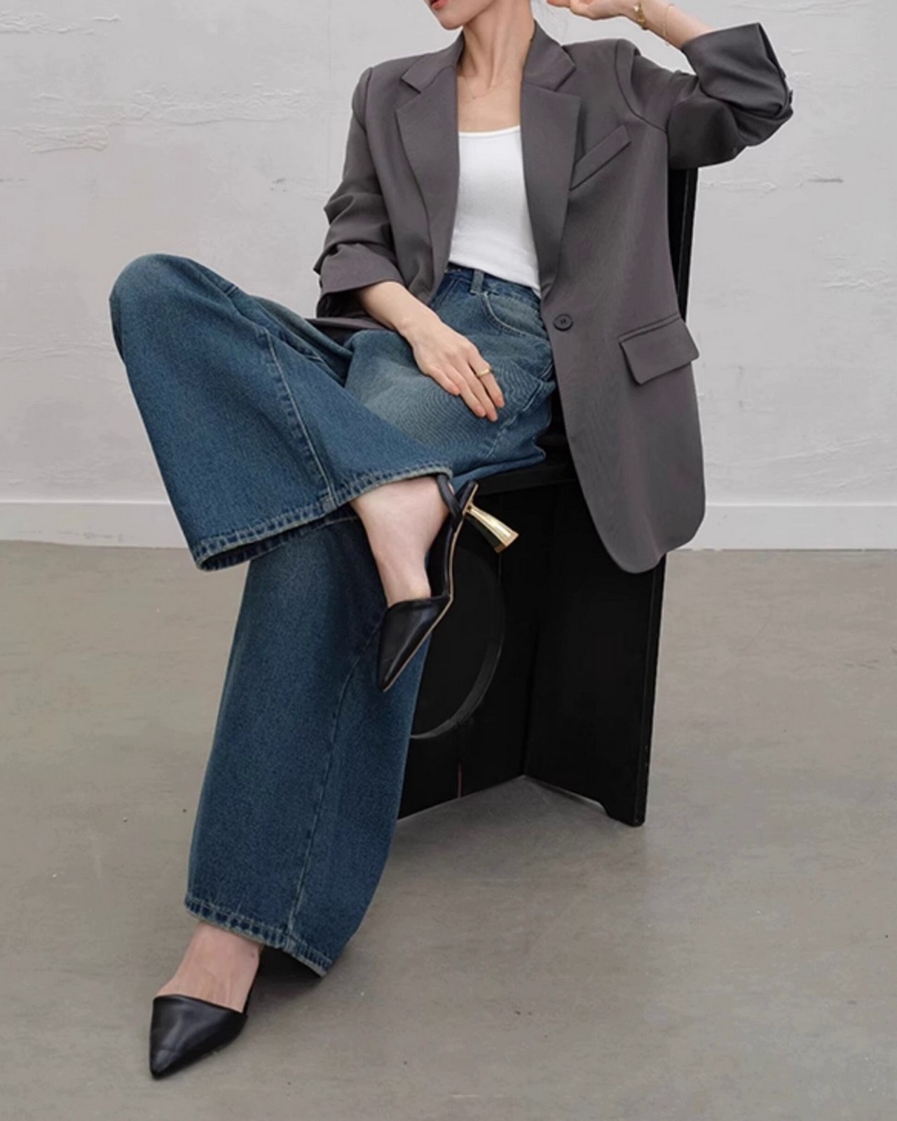 オーバーサイズモードジャケット A0584 - 10