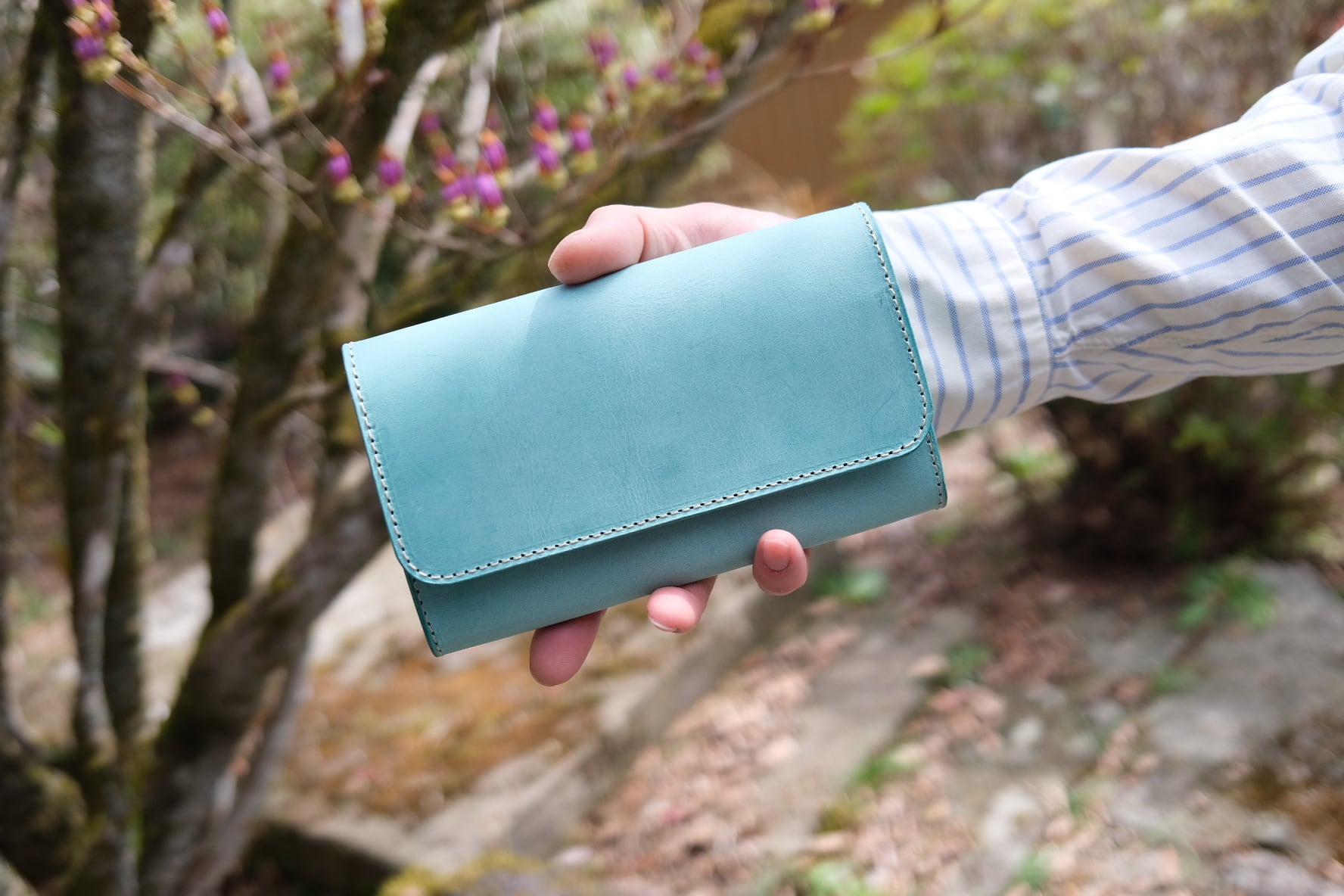 〈受注生産〉flap long wallet 【9color】