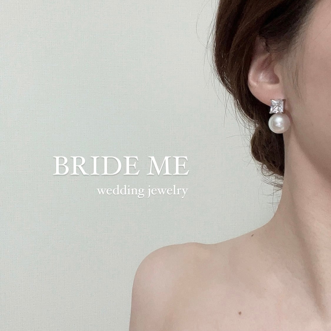 ZP-03】キュービックジルコニア ピアス（レンタル） | BRIDE ME