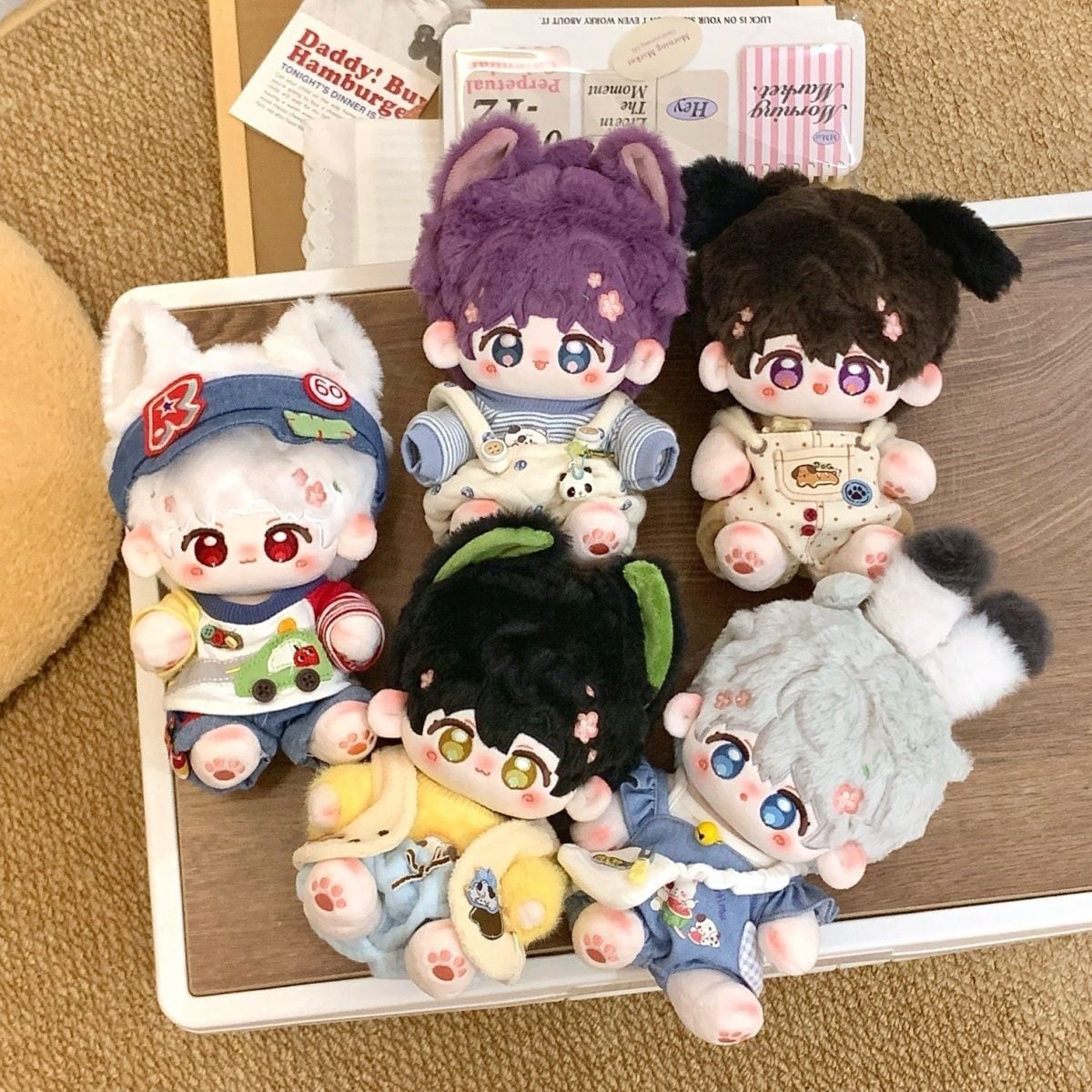 綿人形 無属性 ぬいぐるみ 20cm 着せ替えぬいぐるみ 男の子 小悪魔