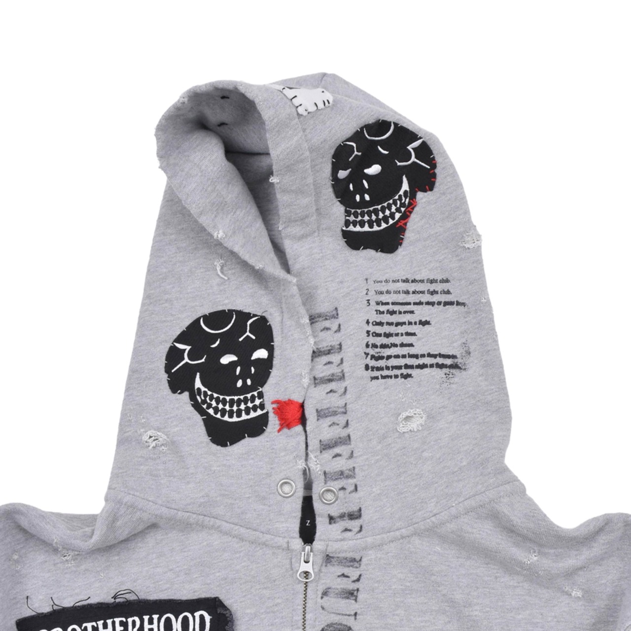 【ZAC∴VARGAS】patch remake zip hoodie - 9