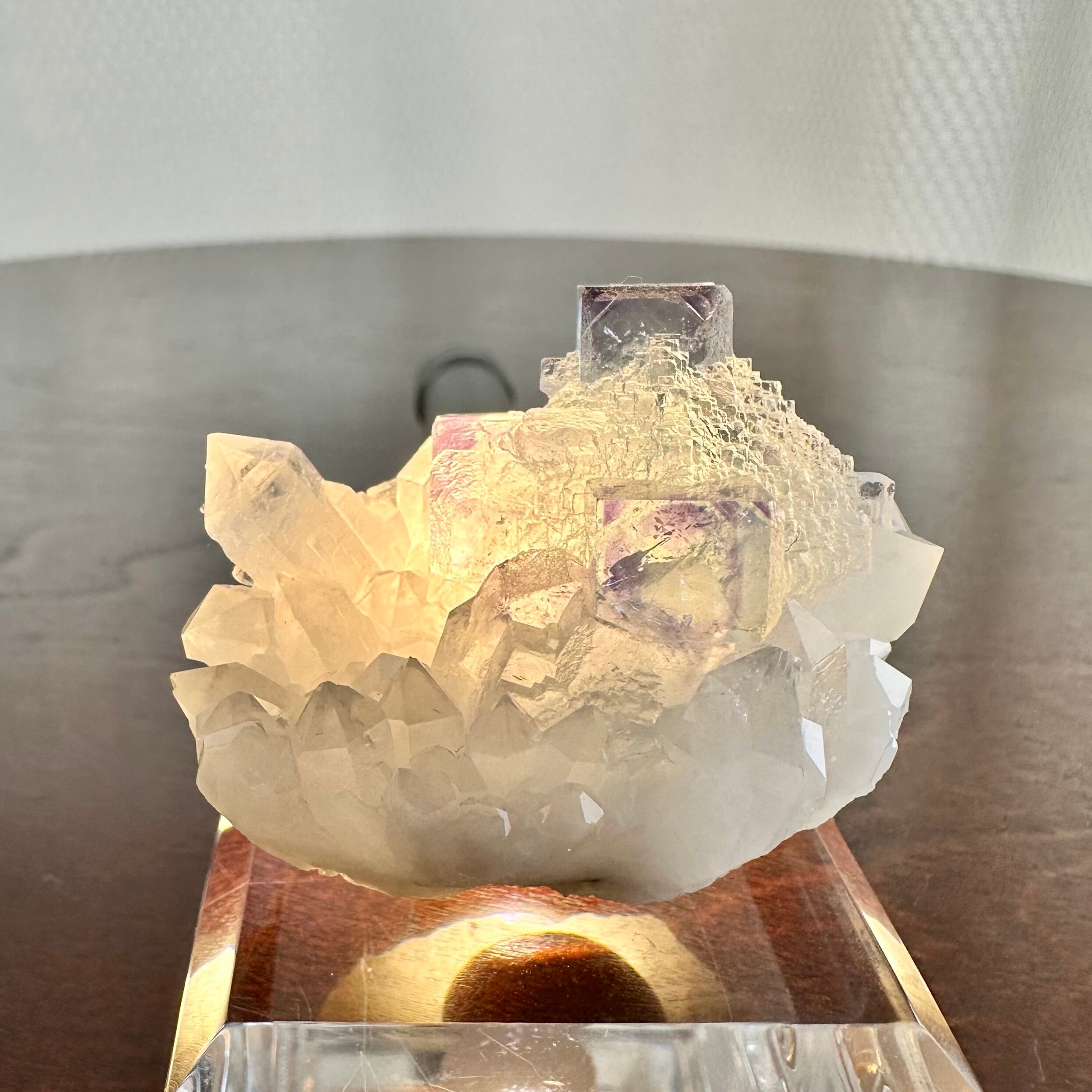 625 中国　浙江省産　フローライト&クォーツ フローライト / クォーツ【Fluorite with Quartz】中国産 | PEANUTS