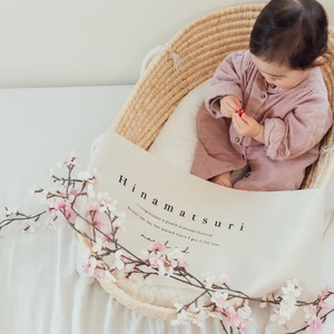 「ひなまつりタペストリー：Font」韓国おしゃれ｜シンプル｜ナチュラル