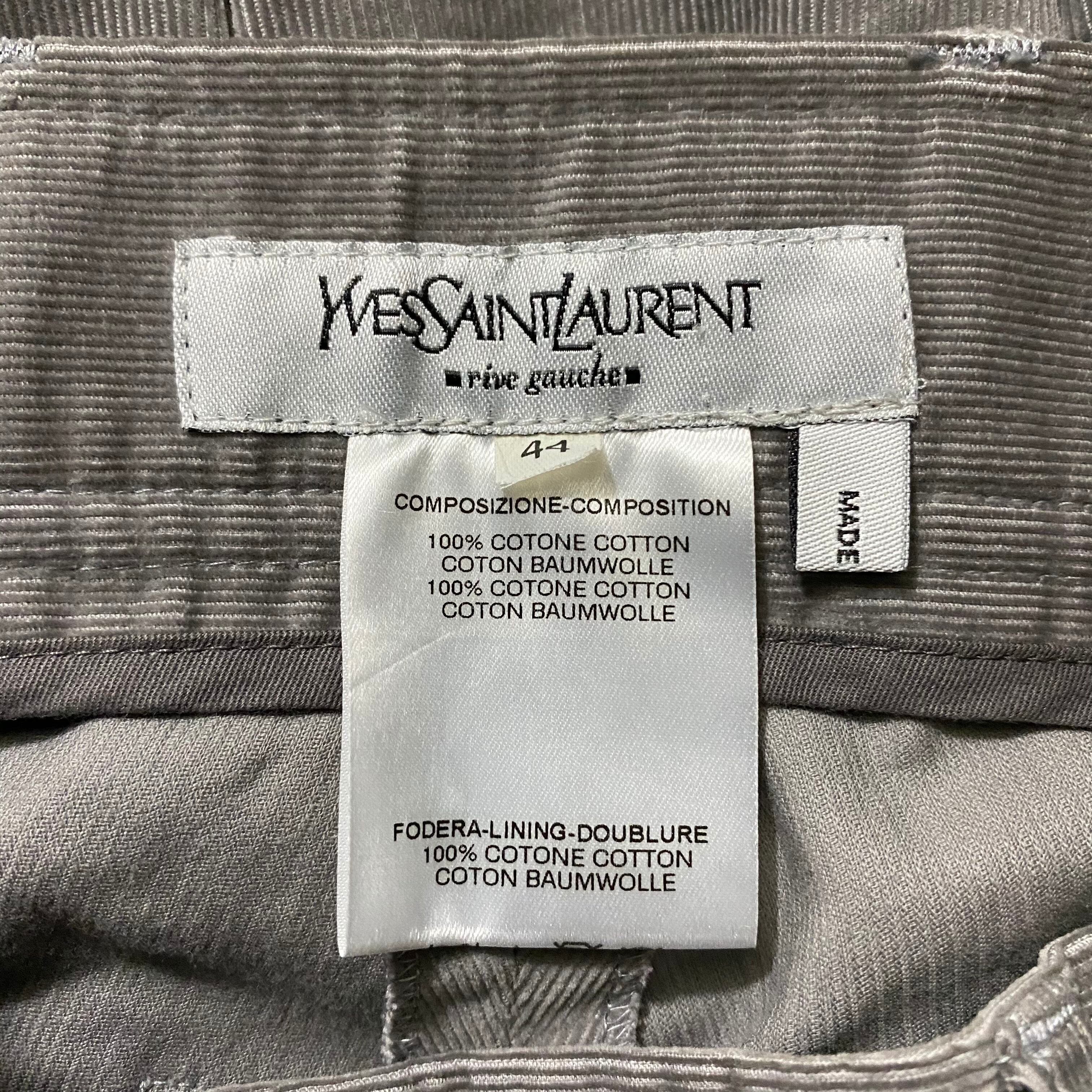 YVES SAINT LAURENT RIVE GAUCHE one-side cargo pocket lightweight 