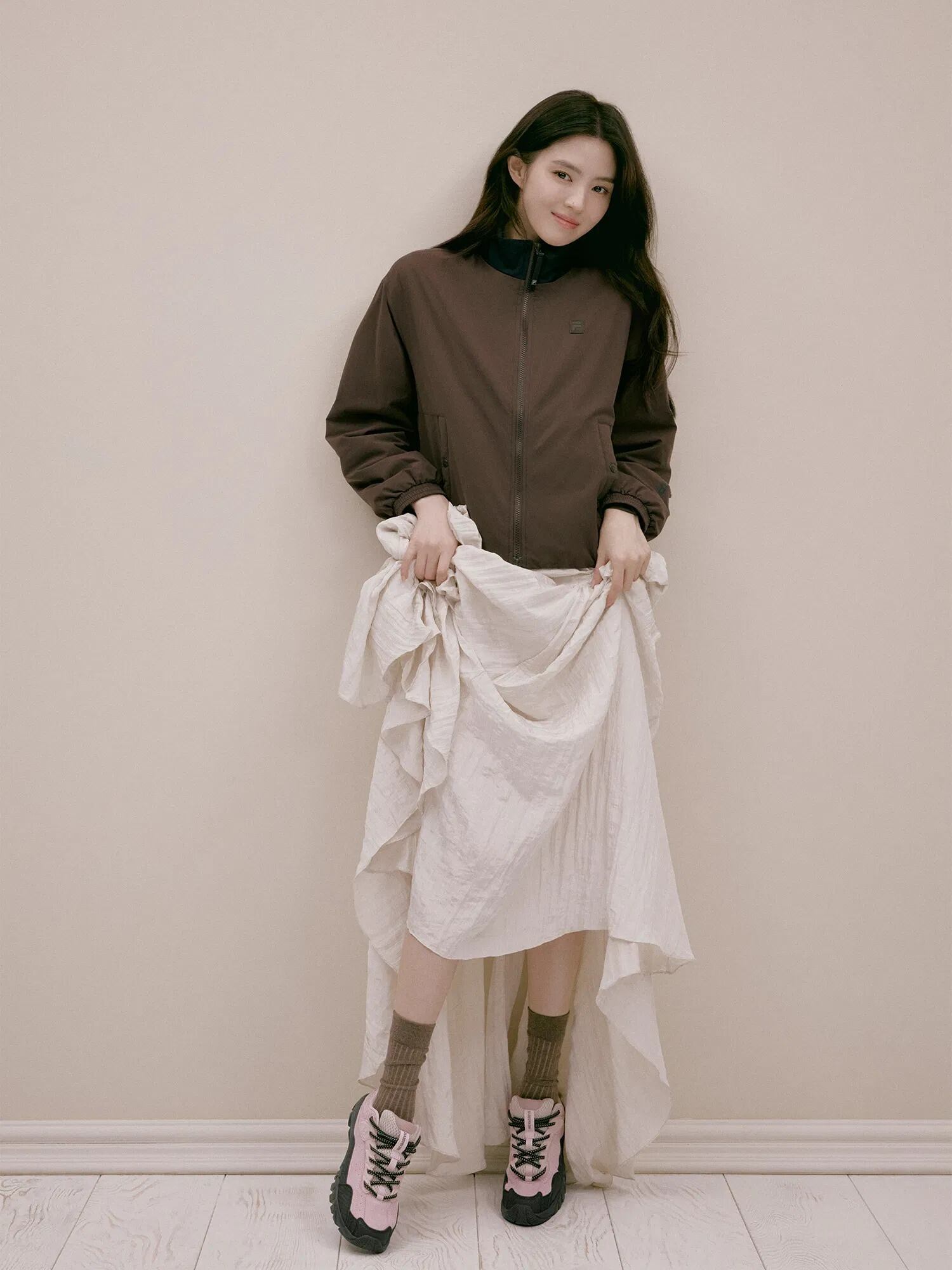 ☆aespa ニンニン 着用！！【FILA】track padded jacket | もごつ