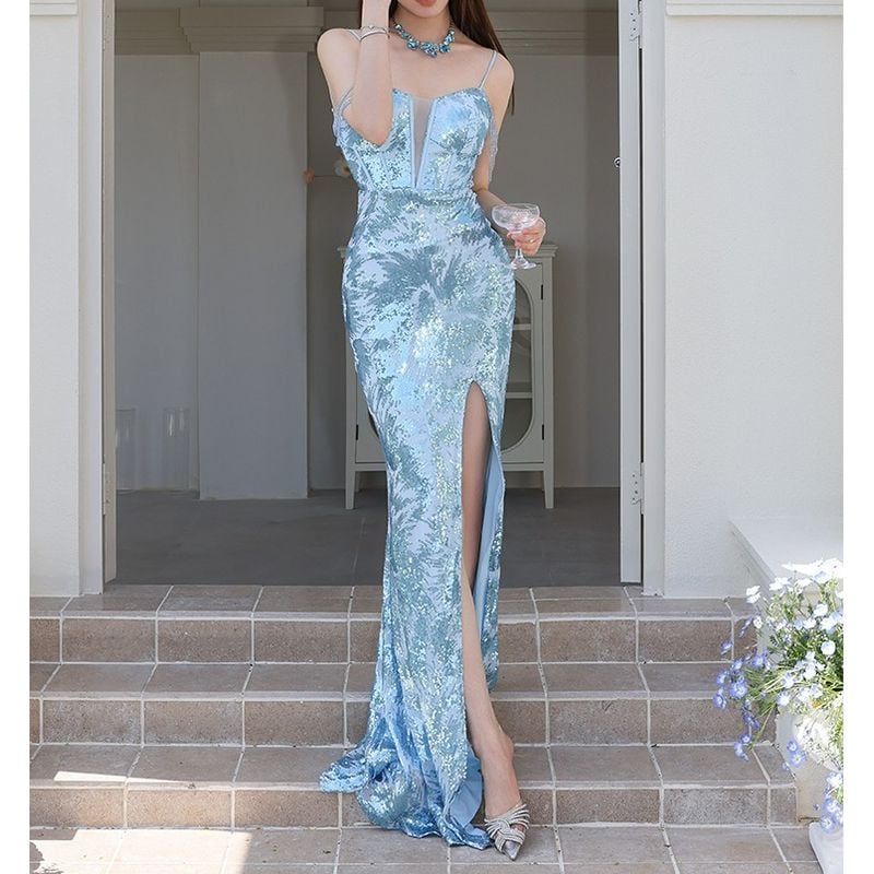 ブルー系 | 演奏会・ステージ・パーティードレス・プラスサイズドレス