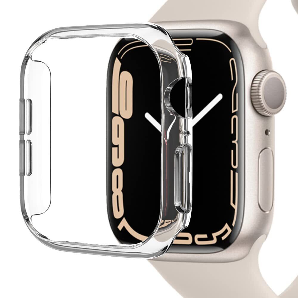 【努力特価】Miimall 対応 Apple Watch Series 9/8/7 41mm 専用ケース 【2023新モデル】 アップルウォッチ 41mm 保護カバー PC材質 超簿軽量 衝撃吸収 装着簡単 傷防止 Apple Watch 7 ケース (41mm|クリア)