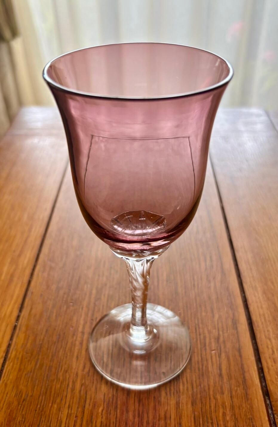 ビンテージ　海外ガラス ヴィンテージ アンバーガラス ペンダントランプ B｜アンティーク