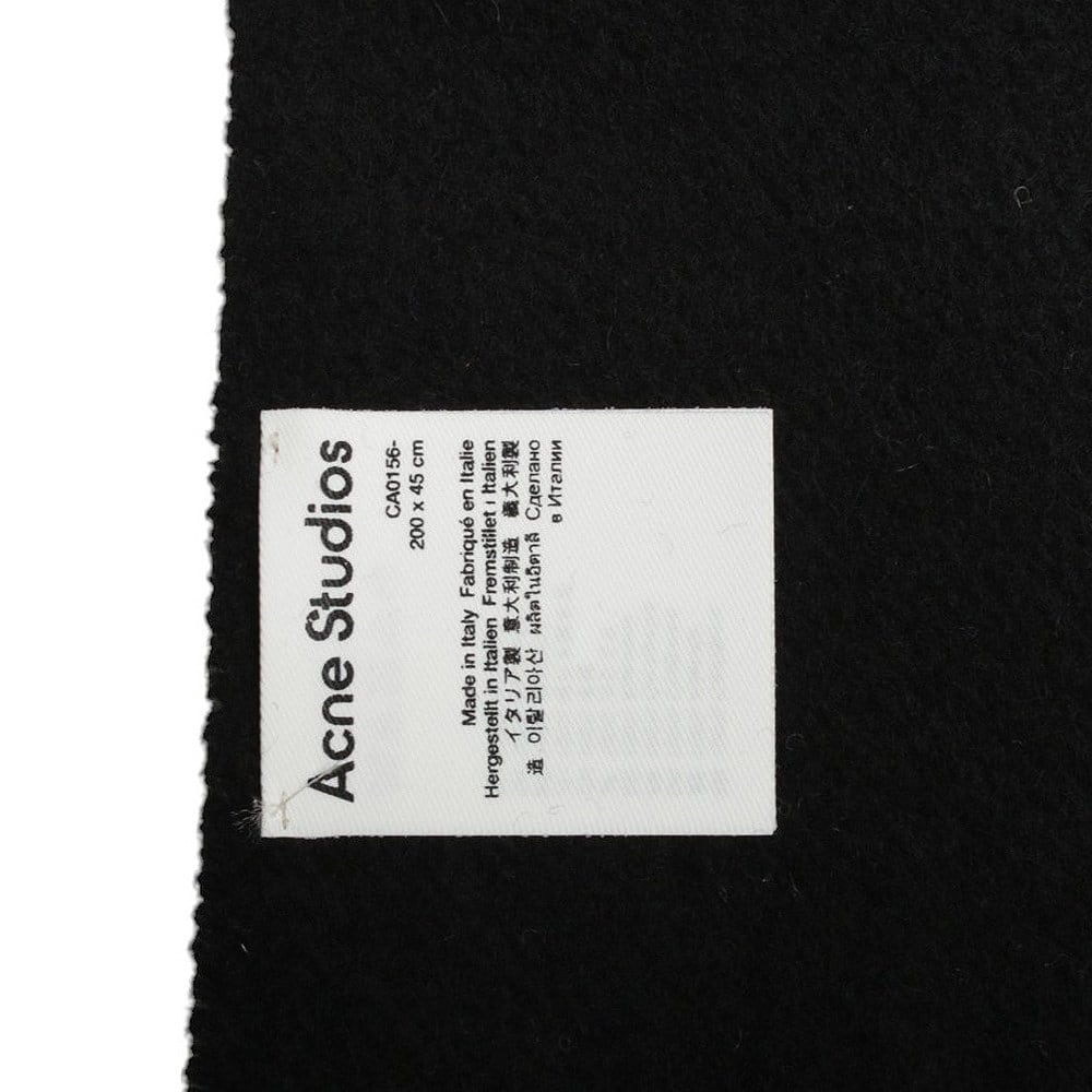 Acne Studios❤︎マフラー アクネ ストゥディオズ Acne Studios マフラー CA0156-900-BLACK