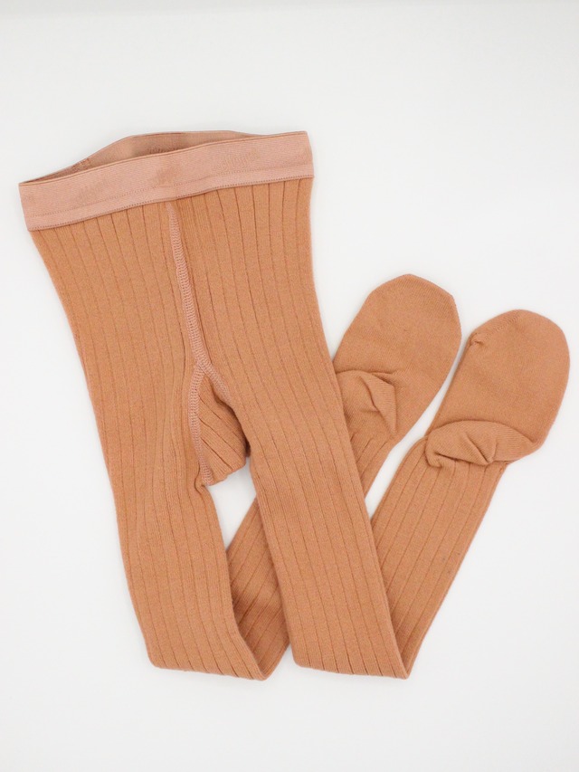 collegien  RIBBED TIGHTS  Bois de Rose