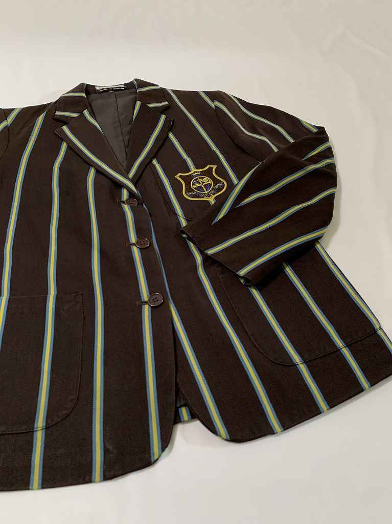 1970~80's Stripe Pattern School Jacket "Made in England"
