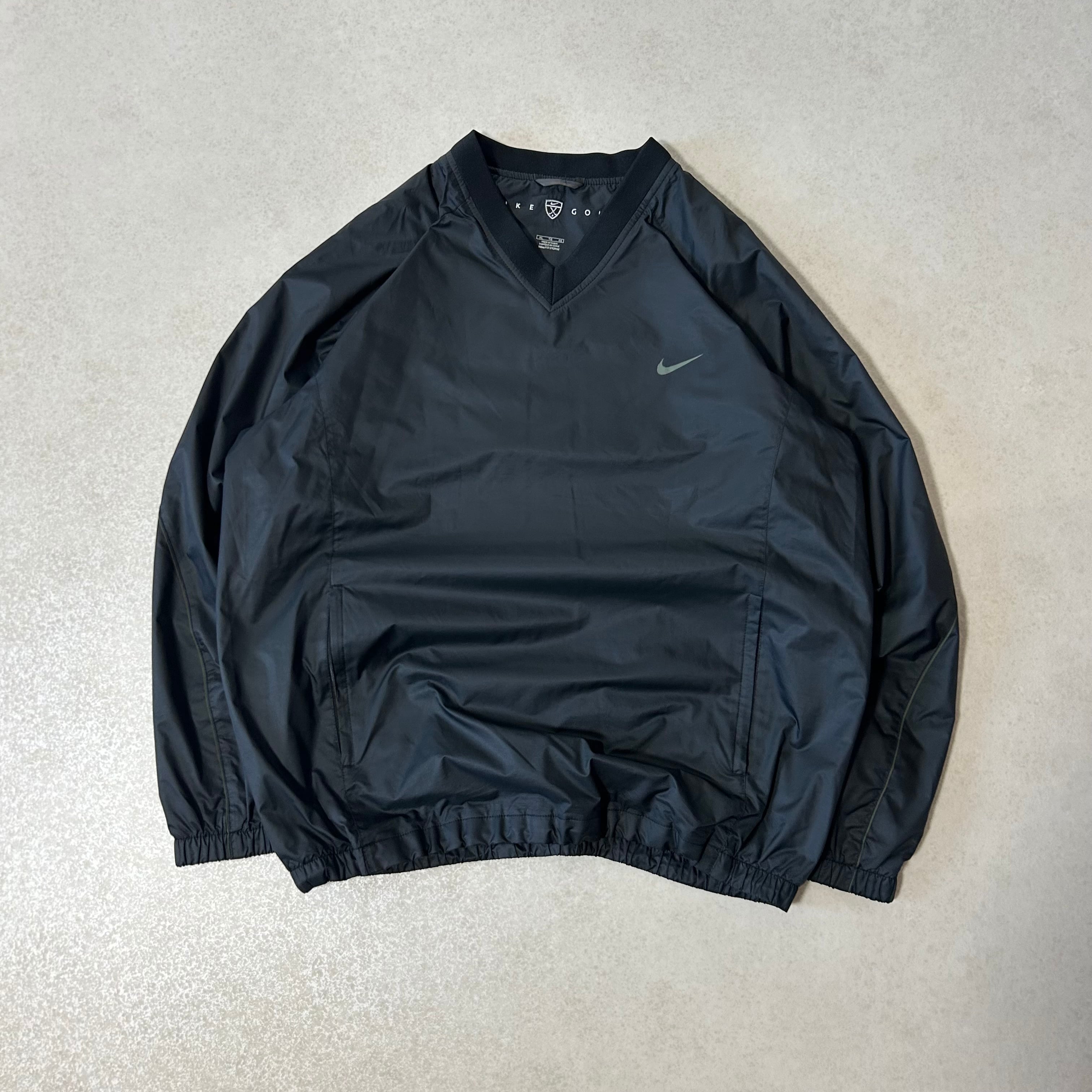 着画あり】00s NIKE GOLF ナイロンプルオーバー ドローコード archive