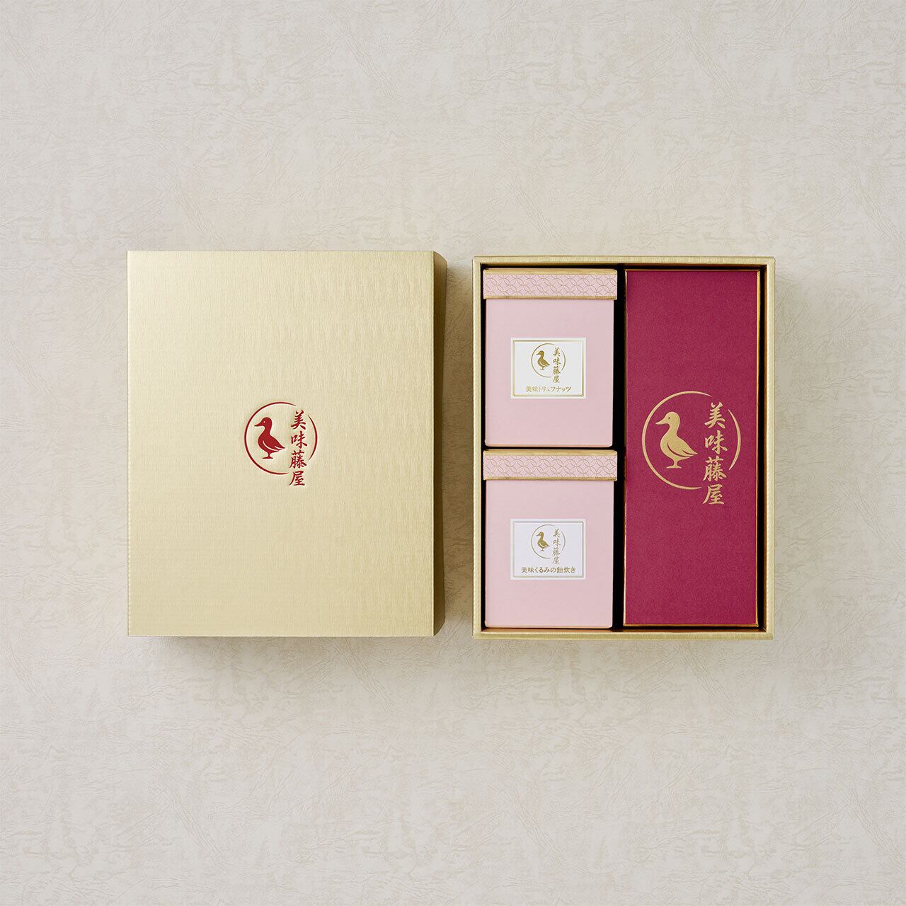 ギフト用詰め合わせ（チャーシュー3種、くるみの飴炊き、トリュフナッツ）