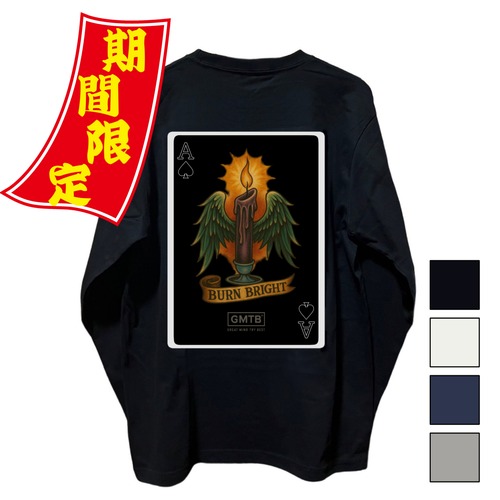 [GMTB] Long T-shirt ACE OF SPADES, BURN BRIGHT