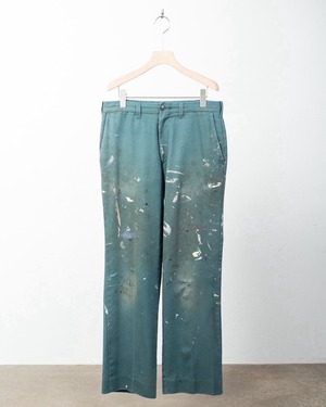 old "BIG MAC" artistic painted cotton work trousers