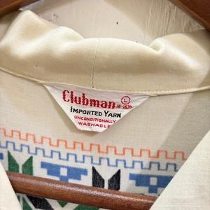 【MEN’S】50‘s "Clubman" rayon print shirts