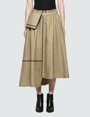 Belt Pocket Saharienne Skirt
