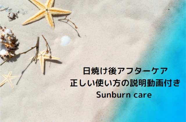 〔夏季限定〕日焼け後おうちケア sunburn care　ベーシックセット
